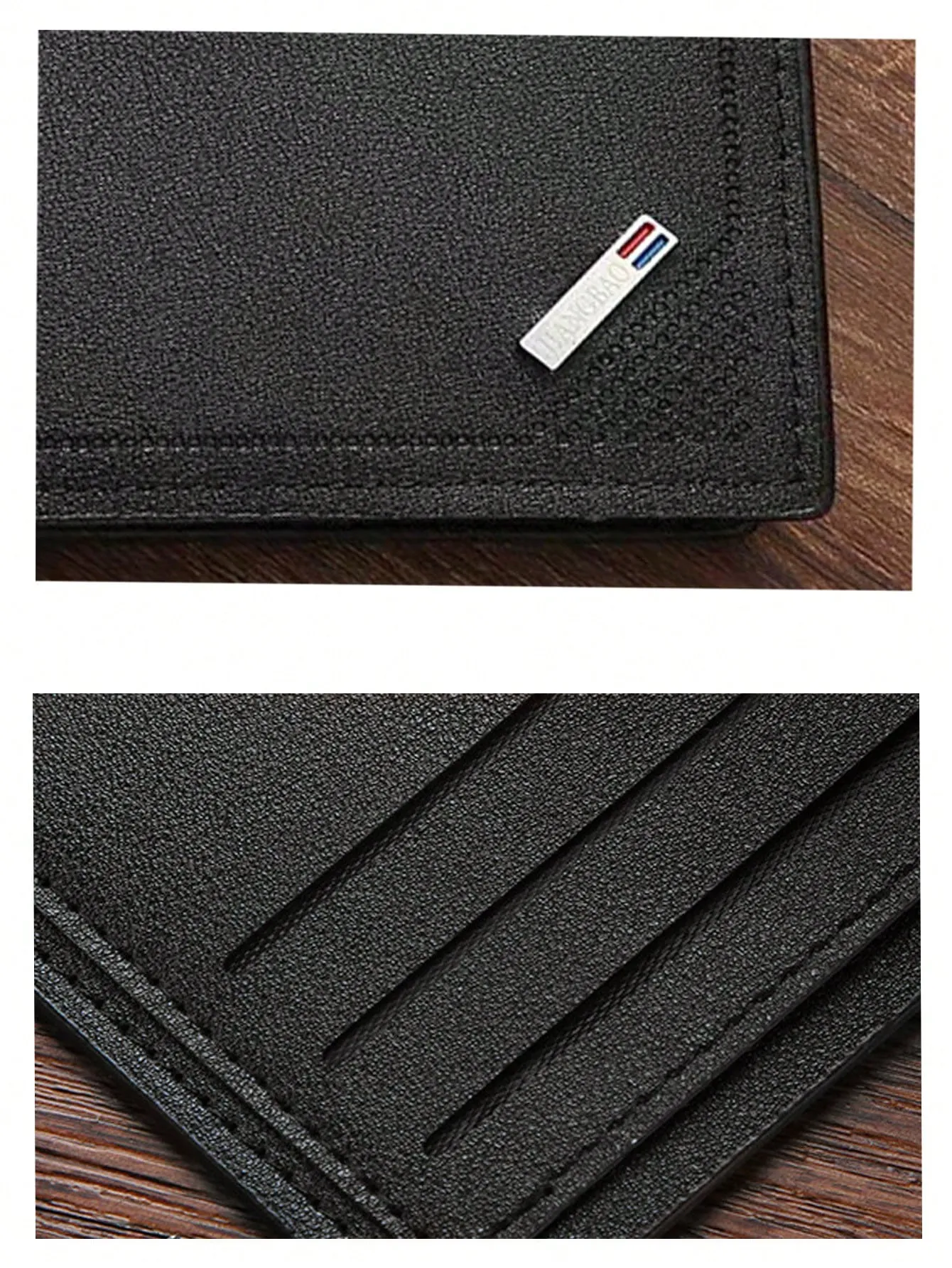 1pc Men's Classic Business & Casual Solid Color Retro  Short Wallet With Card Slot For Driving License