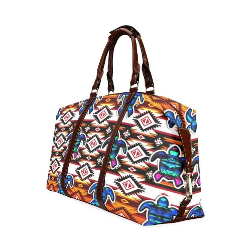 Adobe Fire Turtle Colored Classic Travel Bag