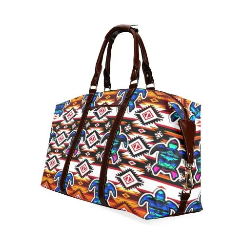 Adobe Fire Turtle Colored Classic Travel Bag