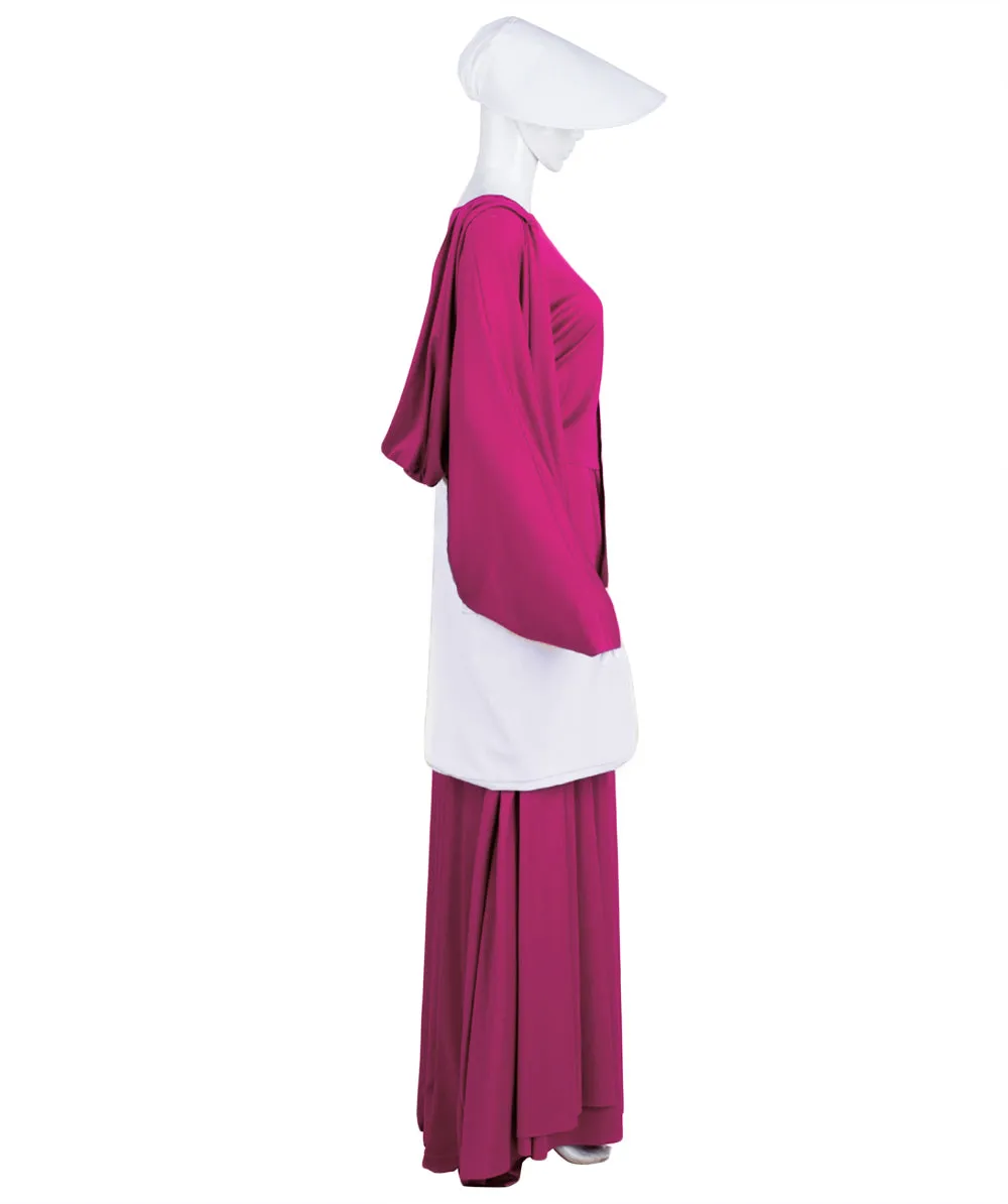 Adult Women's Handmaid Full Set Costume | Purple Cosplay Costume