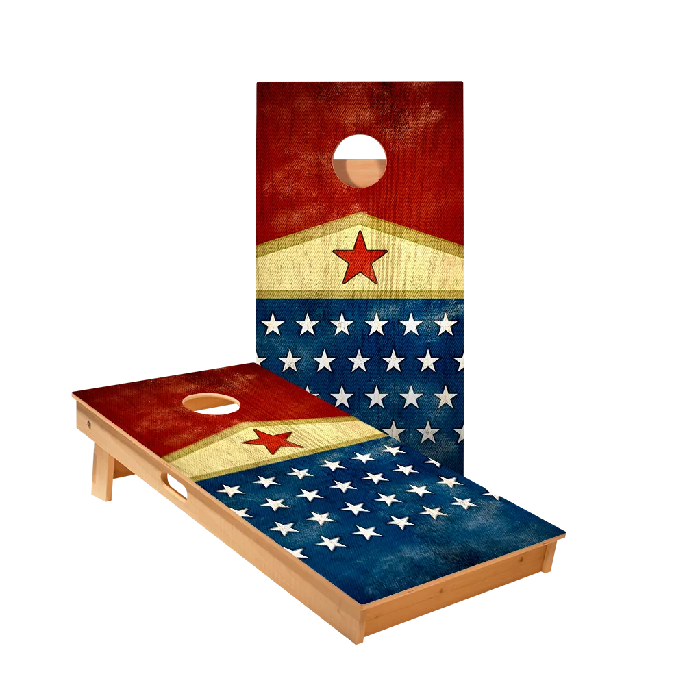 American Stars Star Cornhole Boards