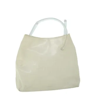 Authentic White Leather Handbag