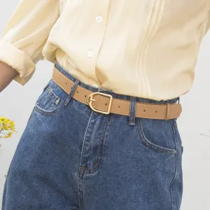 Belt Trendy Wild Belt Jeans Decorative Belt Simple All-Match Casual Belt