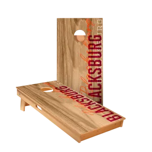 Blacksburg Campus Gameday Star Cornhole Boards