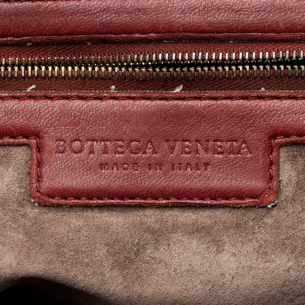 Bottega Veneta Intrecciato Nappa Pleated Large Hobo (SHF-19837)