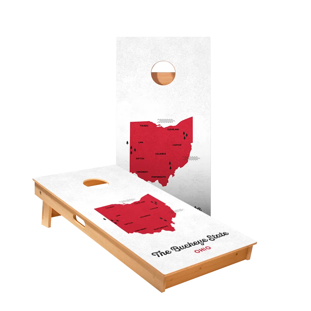 Buckeye State Star Cornhole Boards