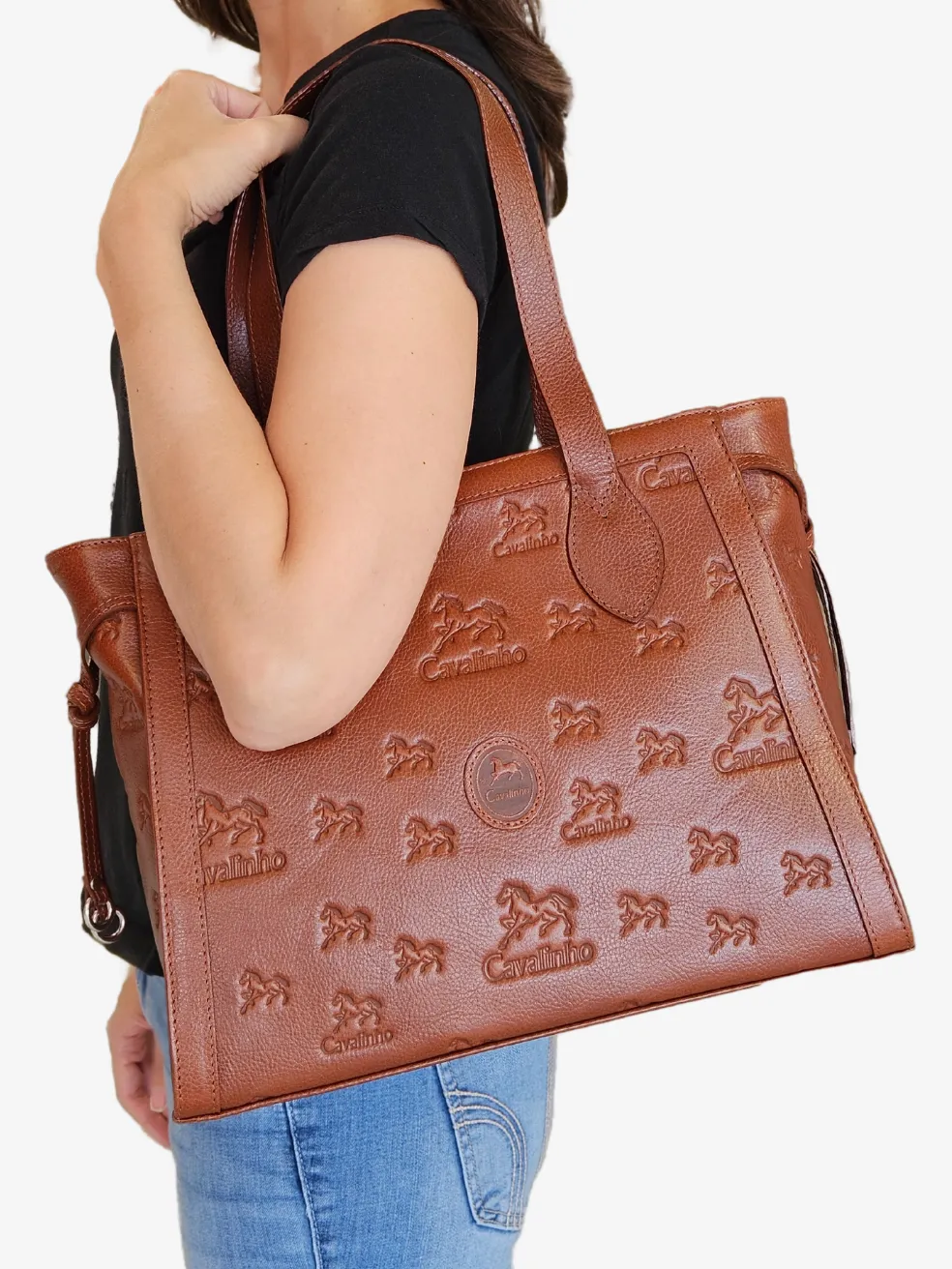 Cavalo Lusitano Leather Shoulder Bag