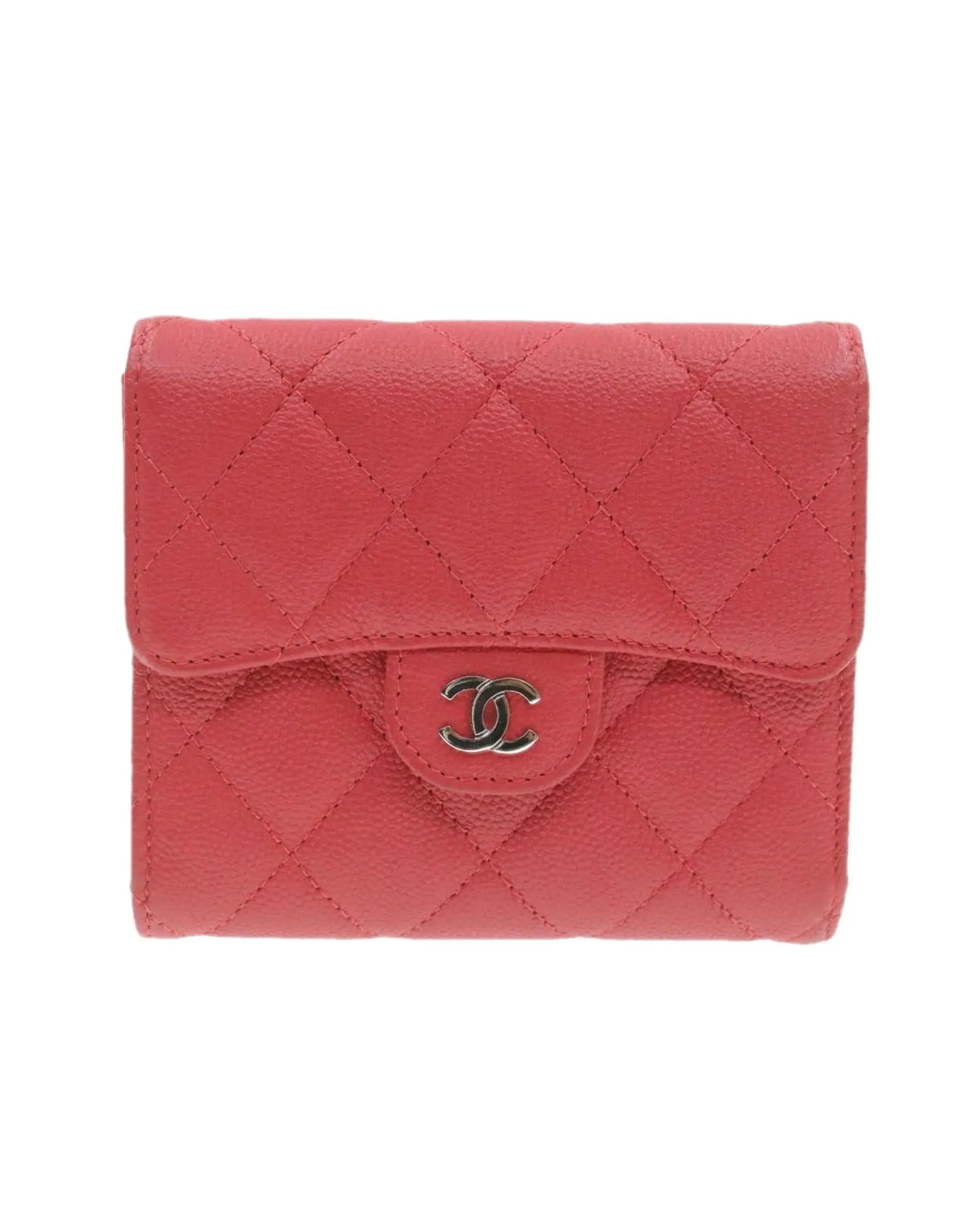 Caviar Skin Matelasse Wallet by CHANEL