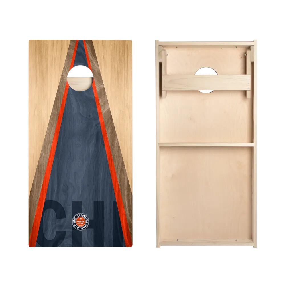 Chicago Football Gameday Classic Triangle Star Cornhole Boards