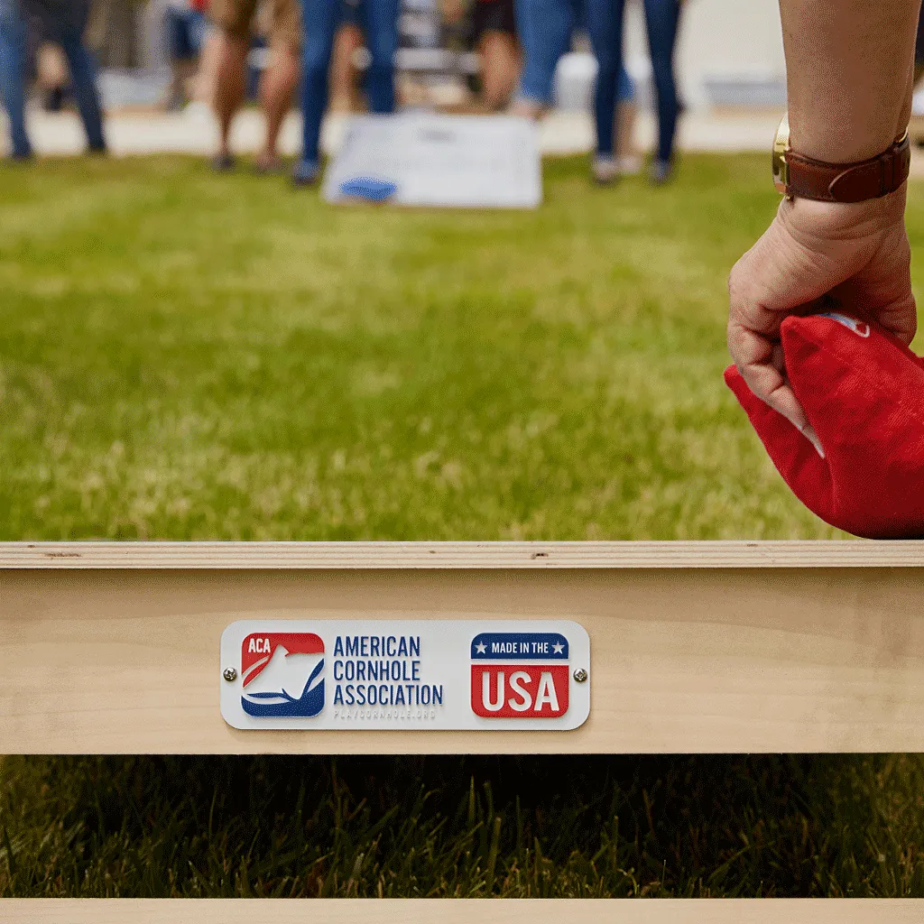 Classic Triangle - Red, White, Blue Star Cornhole Boards