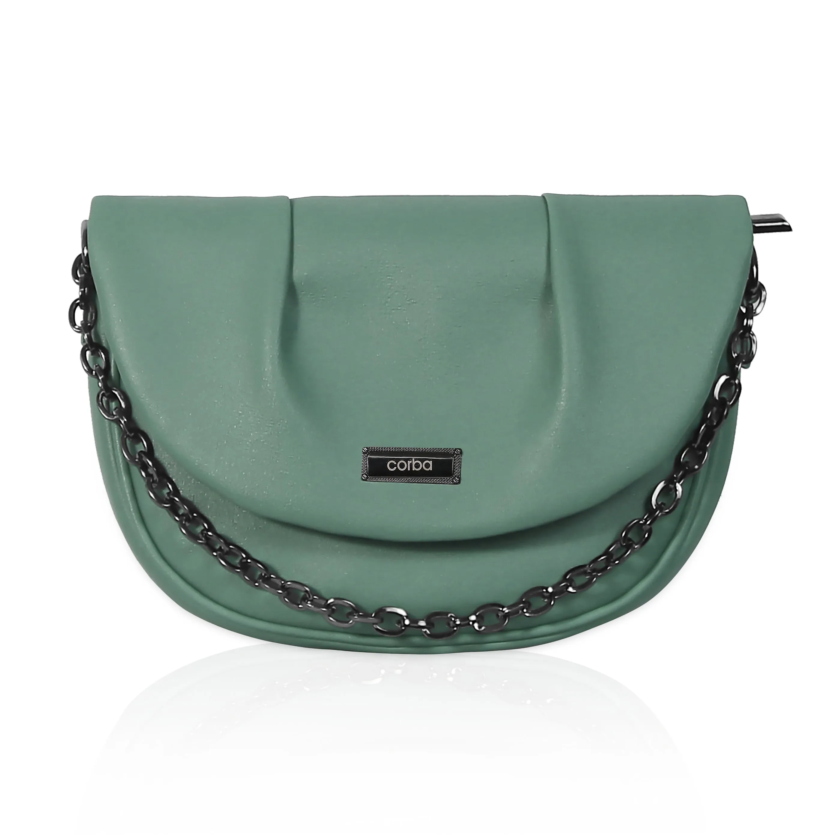 Light Green Corba Womens Sling Bag with Optimal Design