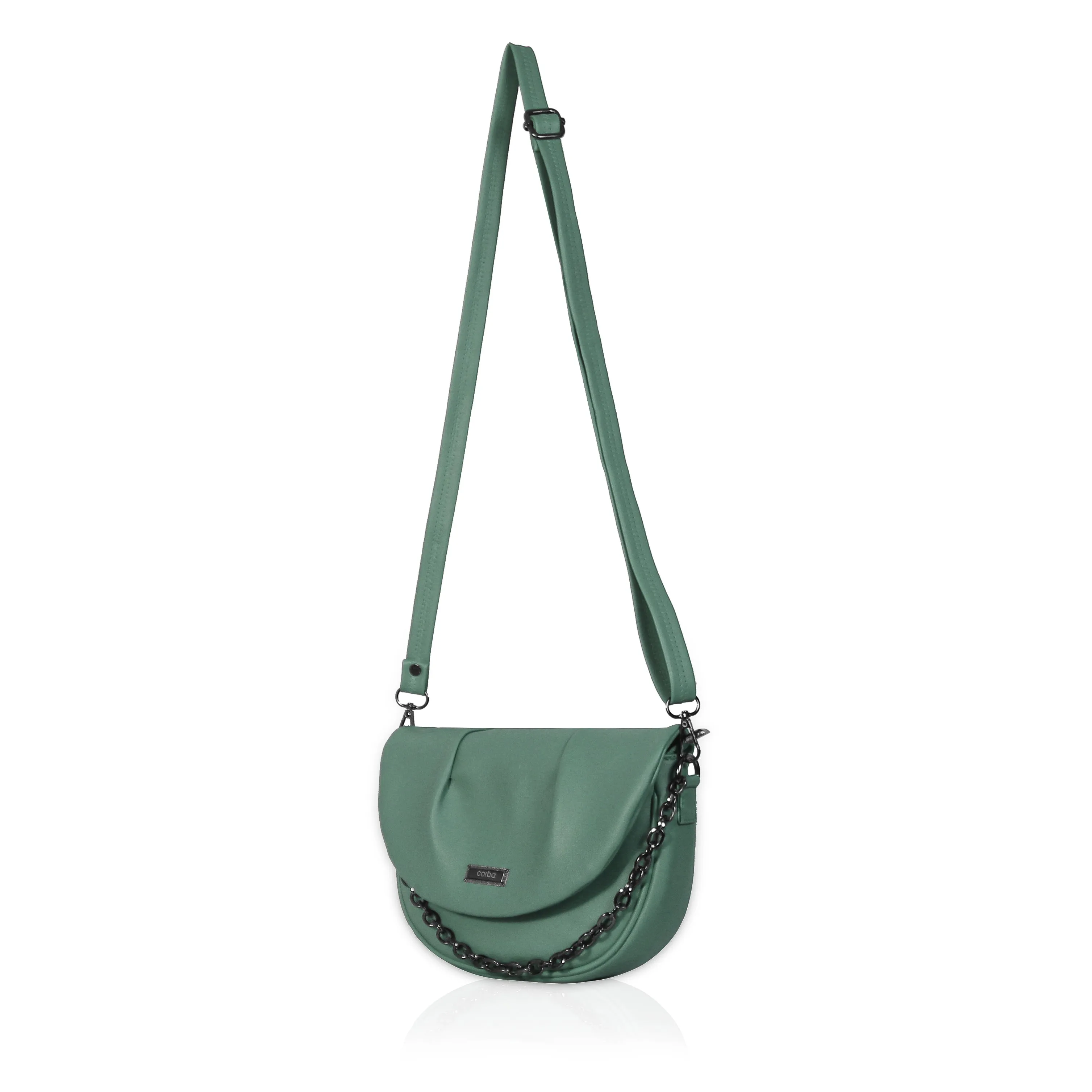 Light Green Corba Womens Sling Bag with Optimal Design