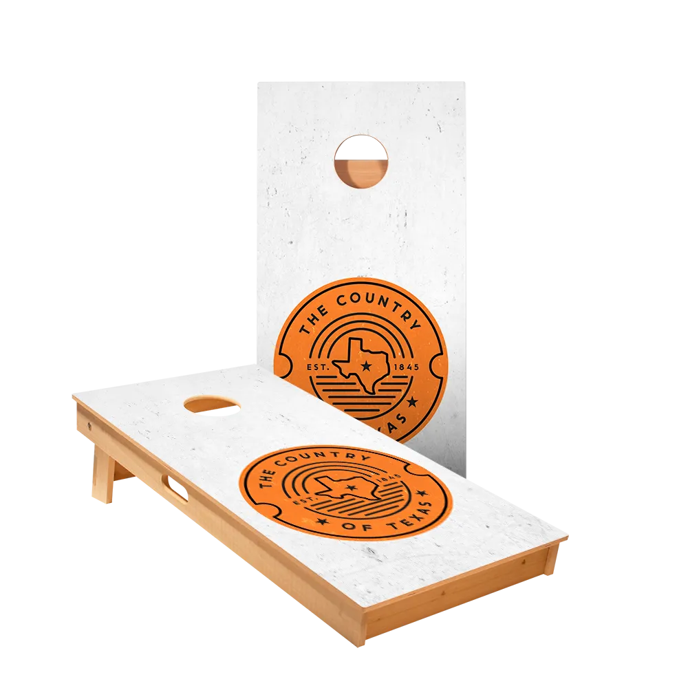 Country Of Texas Star Cornhole Boards