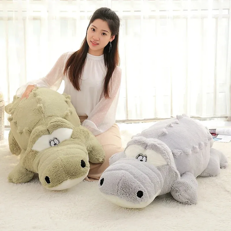 Crocodile Pillow Soft & Stuffed.