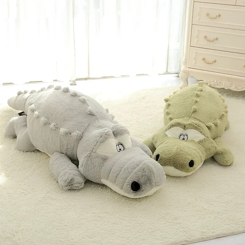 Crocodile Pillow Soft & Stuffed.