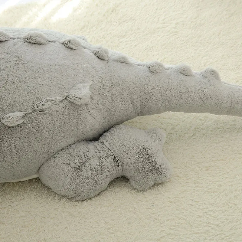 Crocodile Pillow Soft & Stuffed.