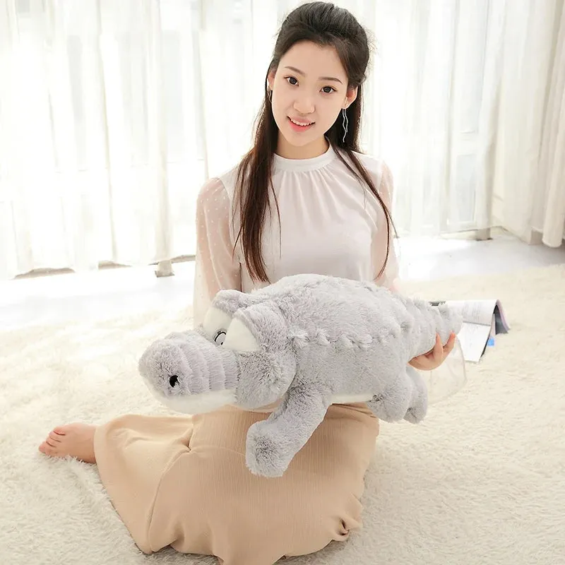 Crocodile Pillow Soft & Stuffed.