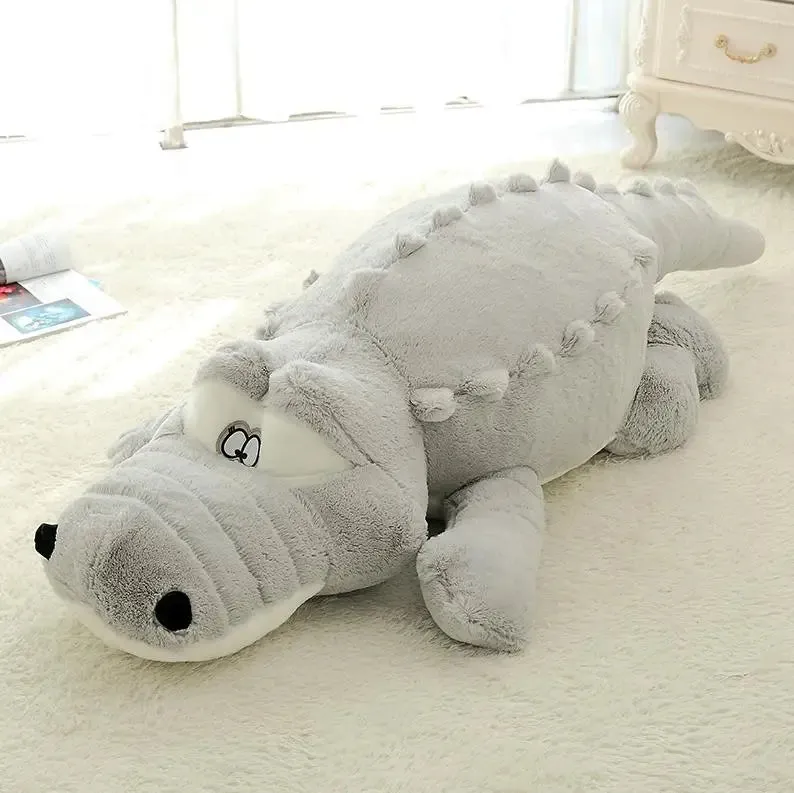 Crocodile Pillow Soft & Stuffed.