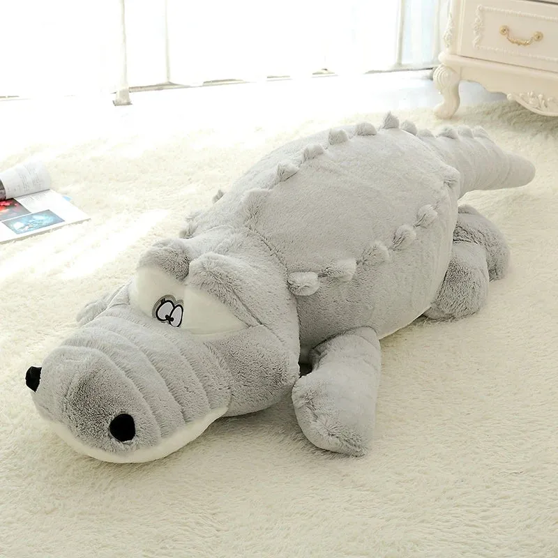 Crocodile Pillow Soft & Stuffed.