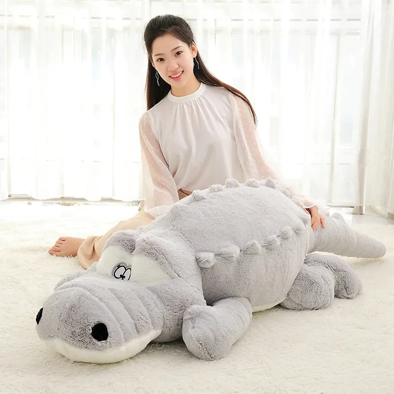 Crocodile Pillow Soft & Stuffed.