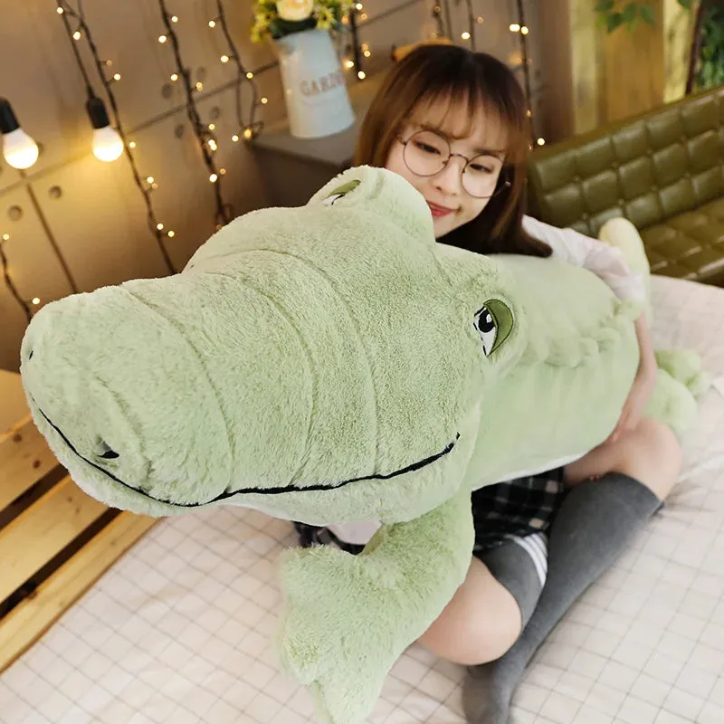 Crocodile Pillow Soft & Stuffed.