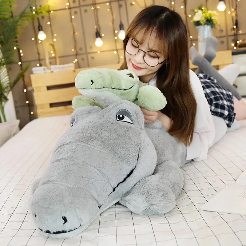 Crocodile Pillow Soft & Stuffed.