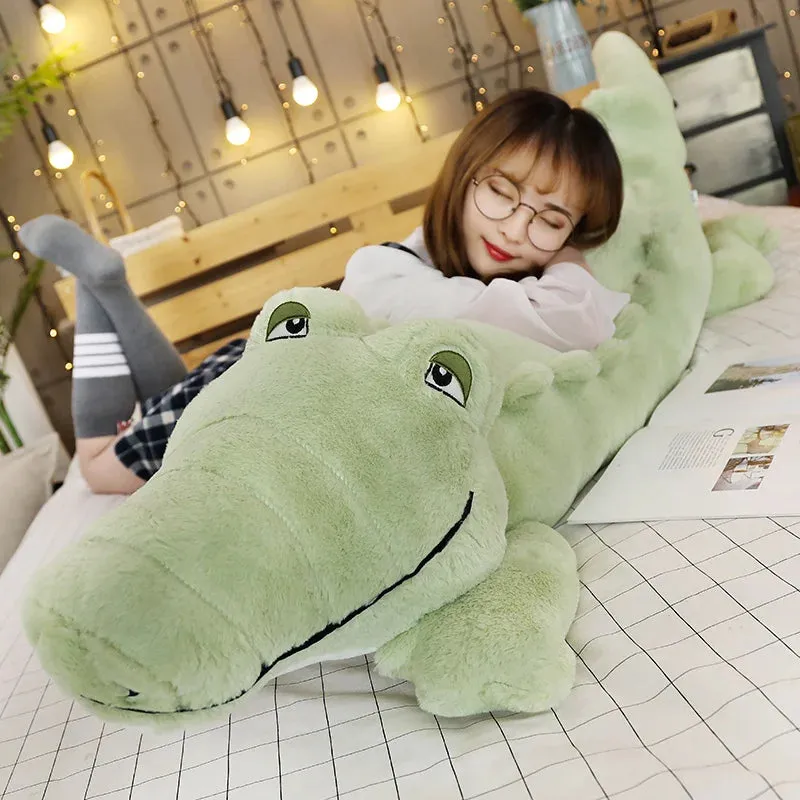 Crocodile Pillow Soft & Stuffed.