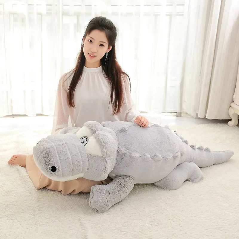 Crocodile Pillow Soft & Stuffed.