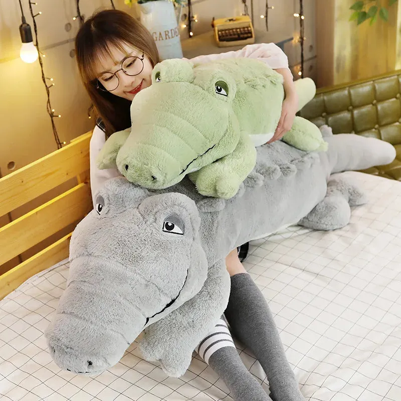 Crocodile Pillow Soft & Stuffed.