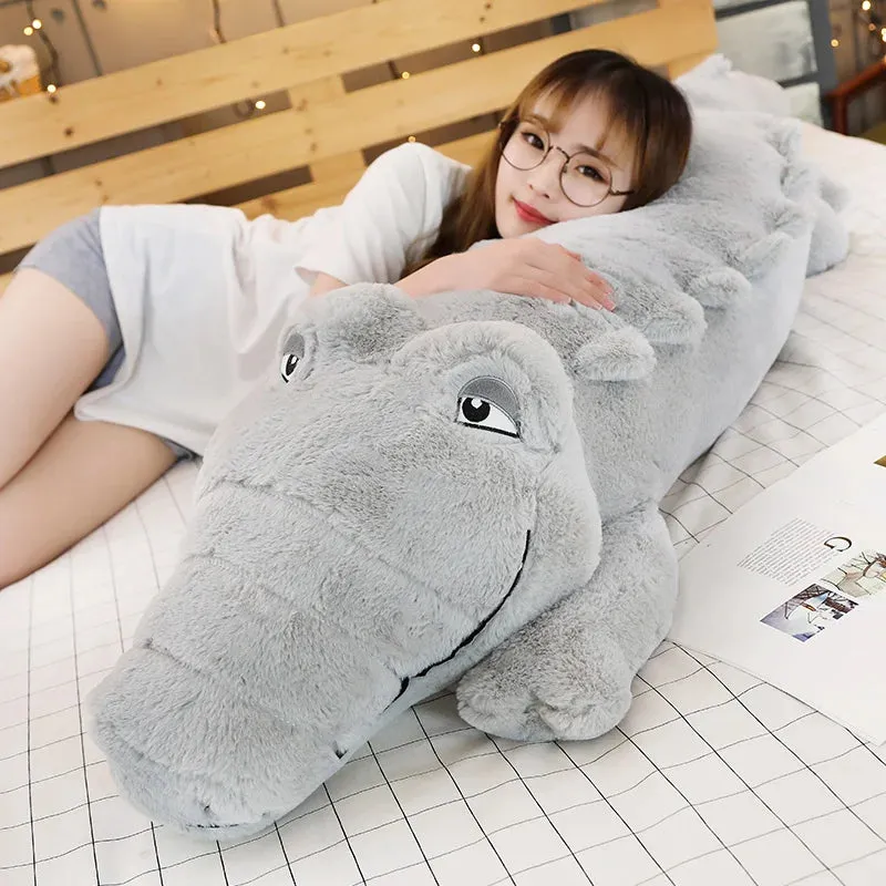 Crocodile Pillow Soft & Stuffed.