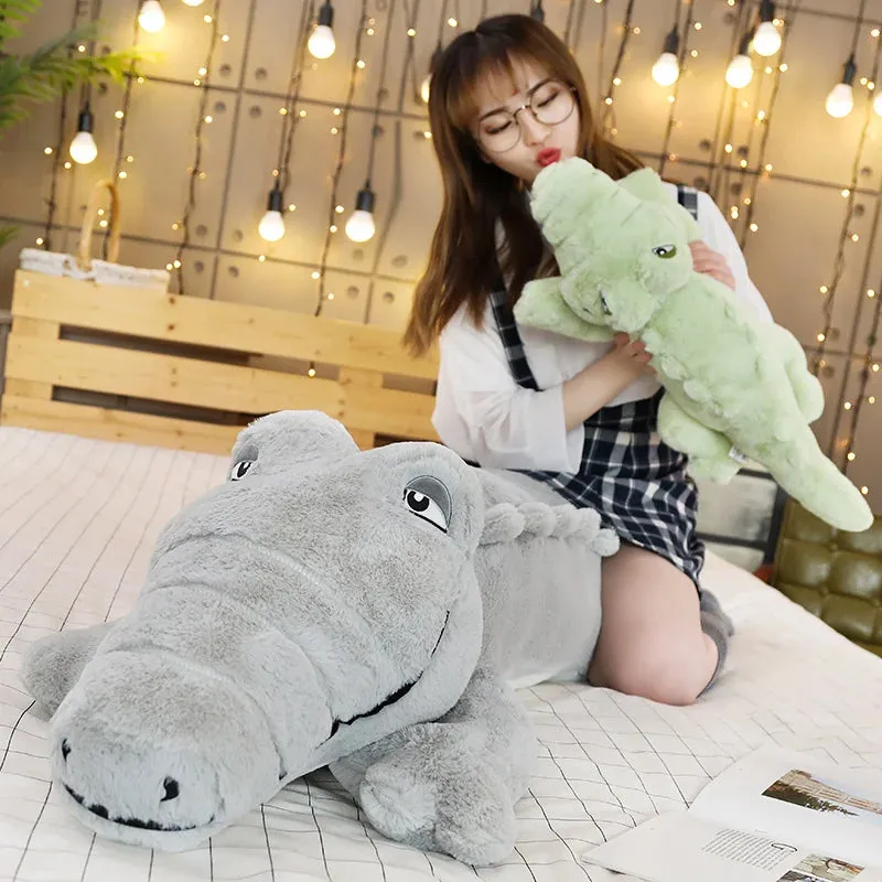 Crocodile Pillow Soft & Stuffed.