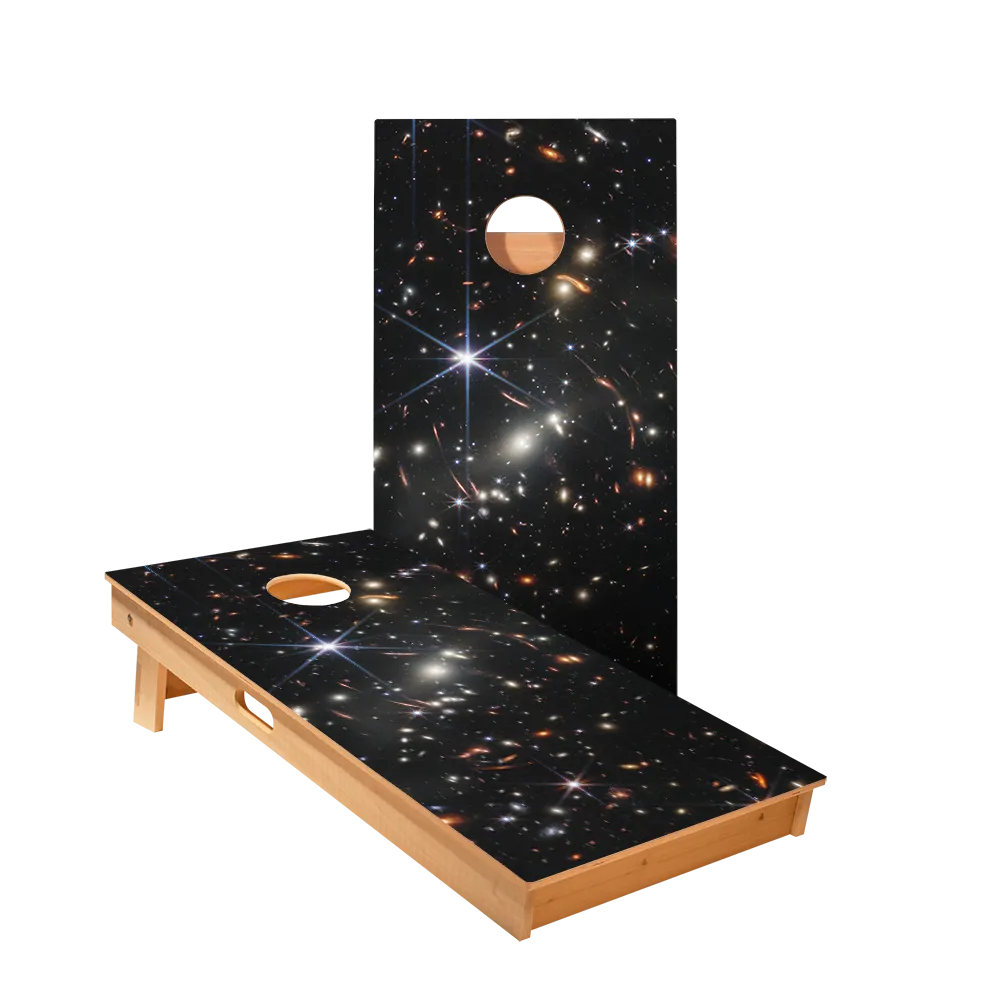 Deep Field Star Cornhole Boards