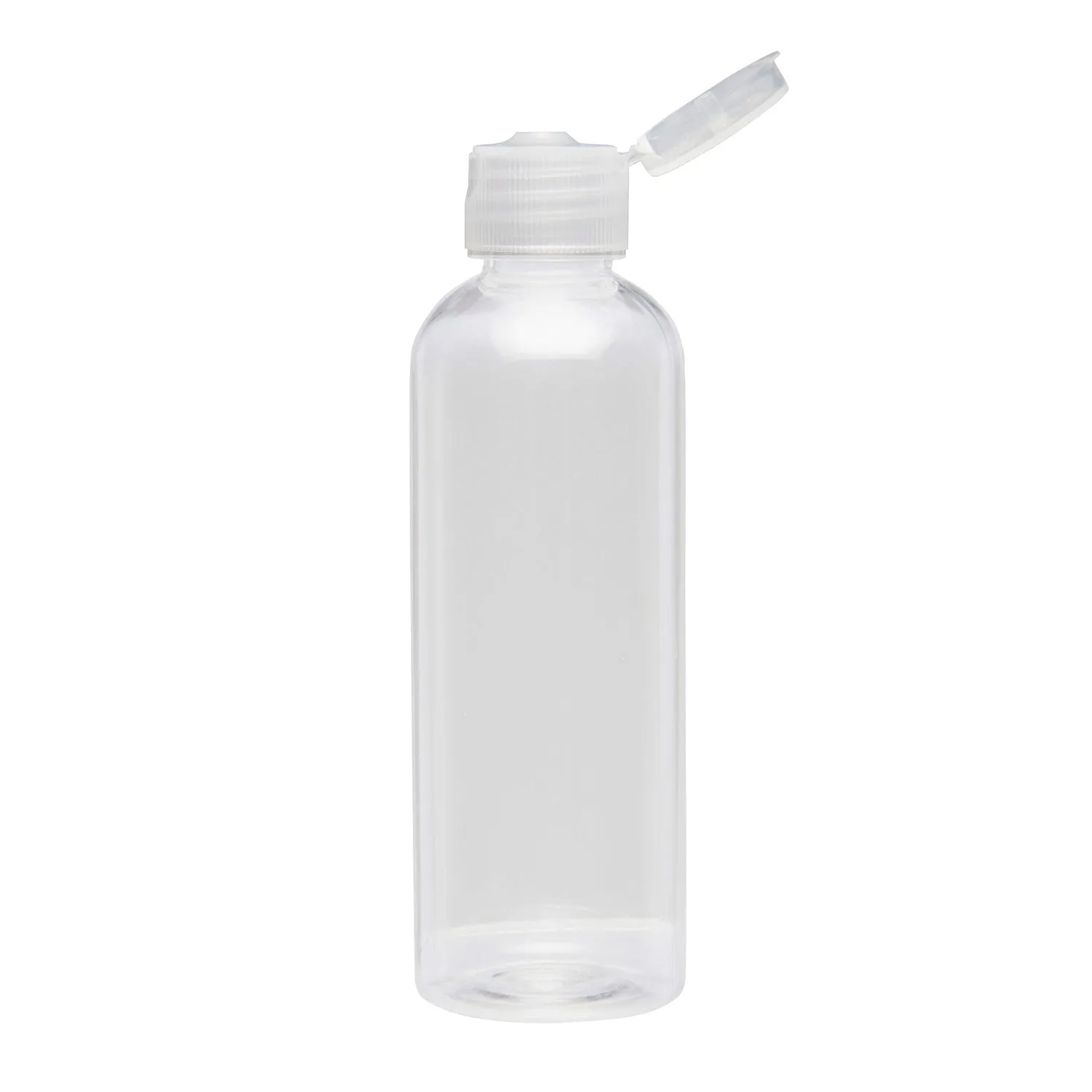 Diane Clear Plastic Flip Top Bottle 3oz