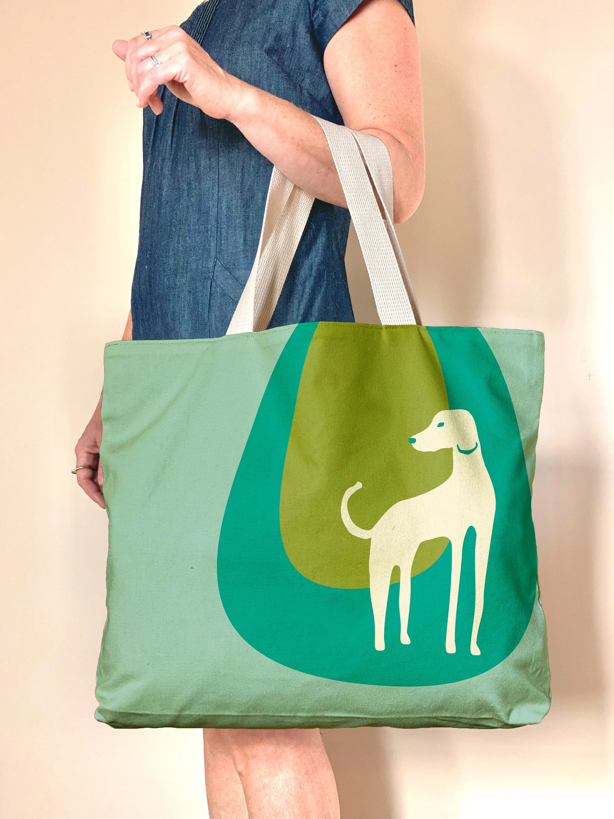 Dog Oversized Canvas Bag