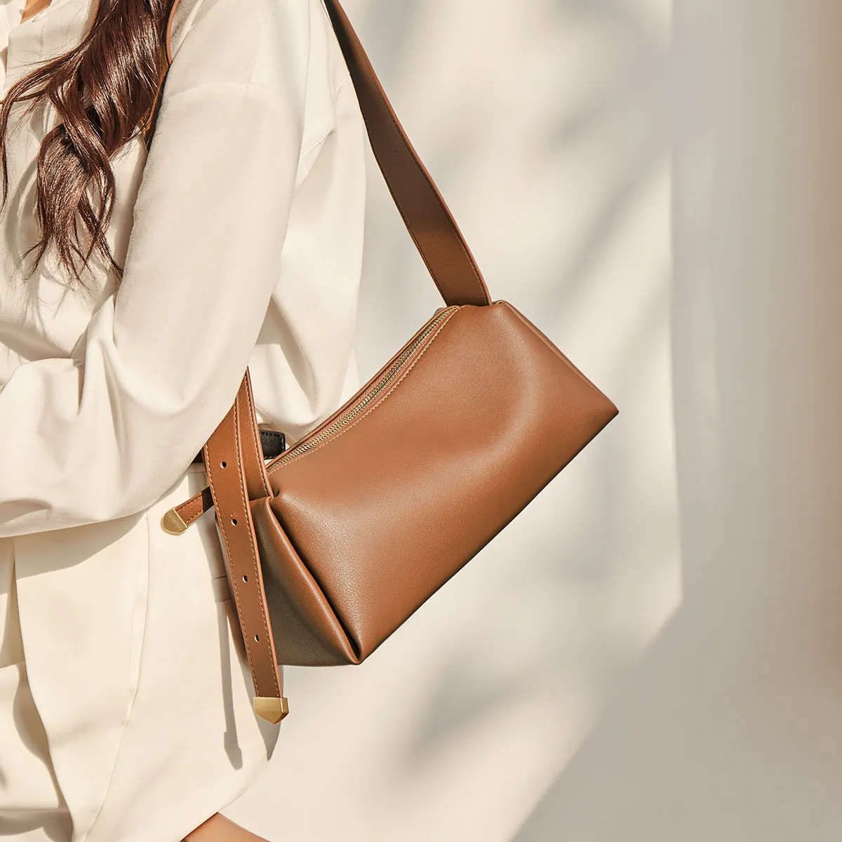 Essentials Only Baguette Shoulder Bag