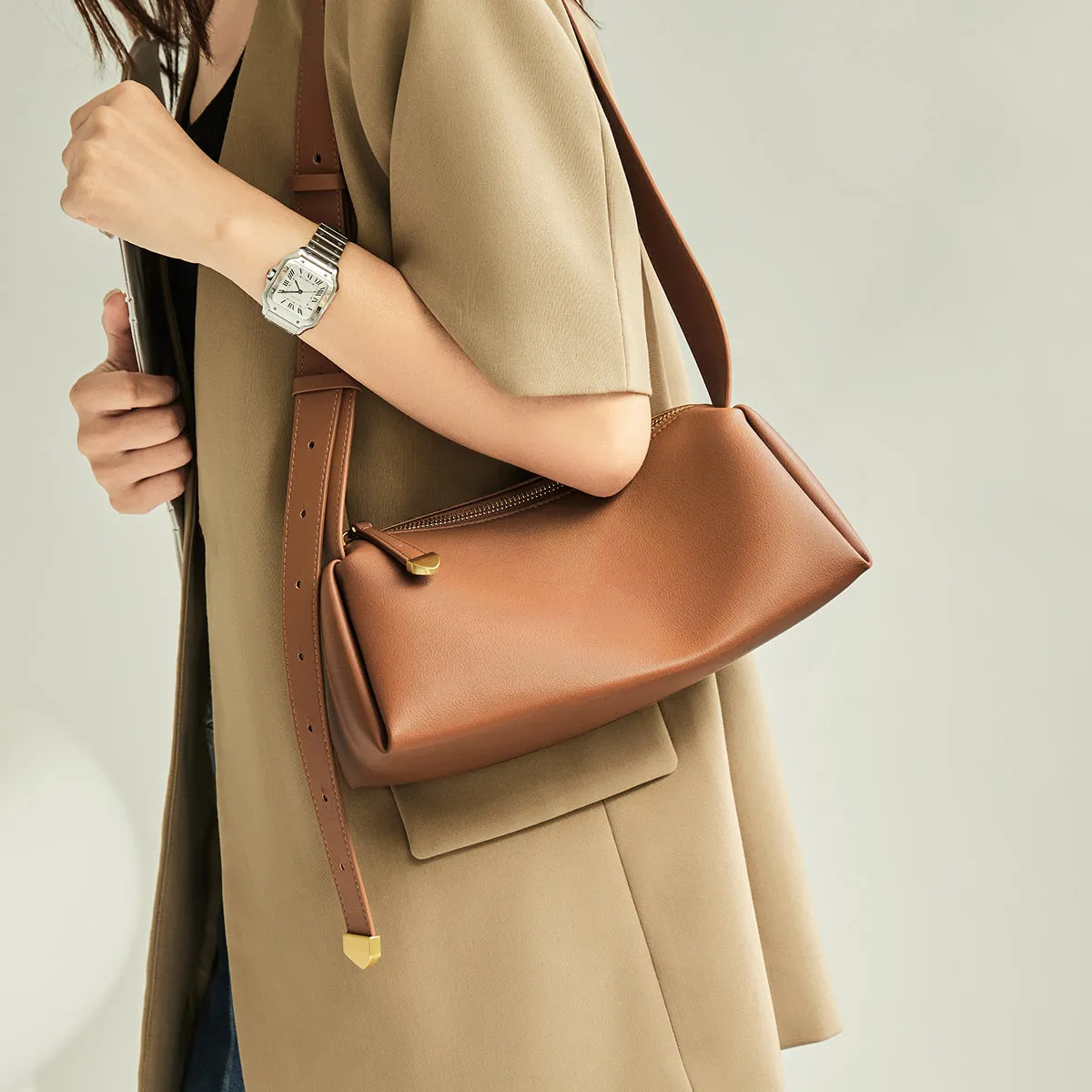 Essentials Only Baguette Shoulder Bag