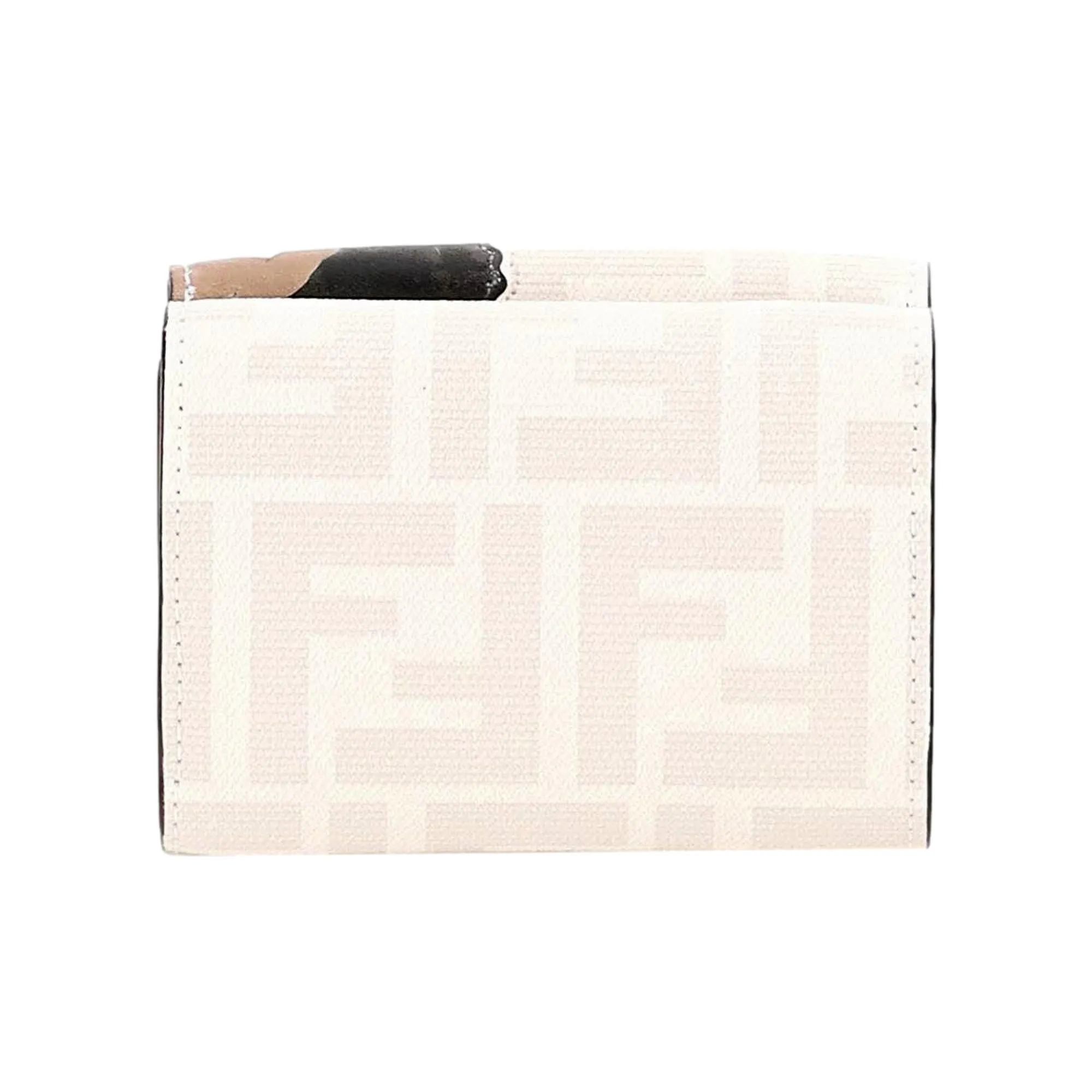 Fendi 'Bikini Girls' Coated Canvas and Calf Leather Small Trifold Wallet