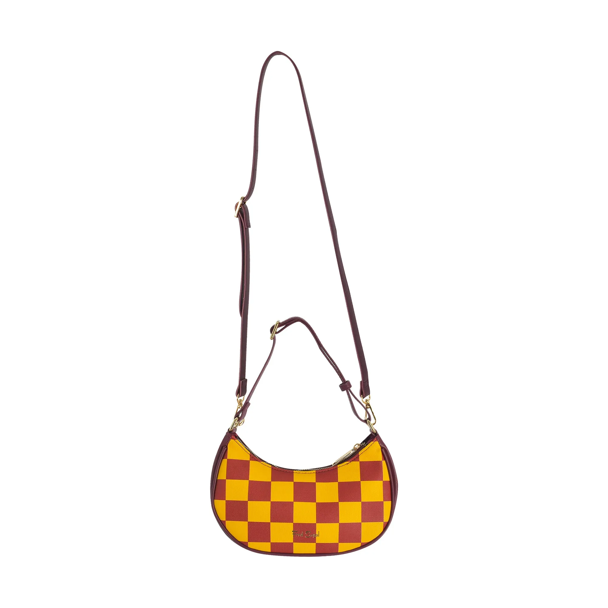 Fred Segal Harry Potter Checker Gryffindor Shoulder Bag