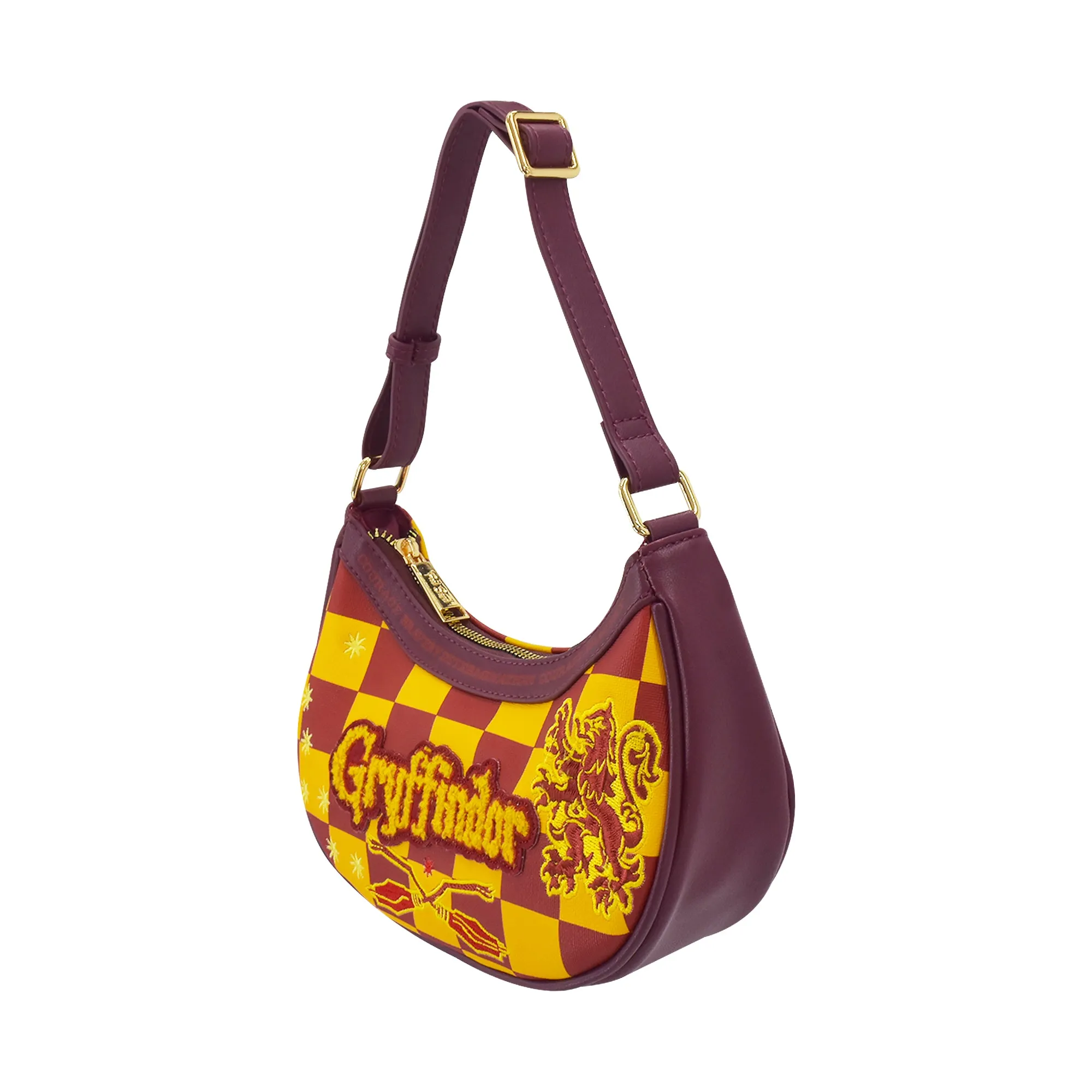 Fred Segal Harry Potter Checker Gryffindor Shoulder Bag