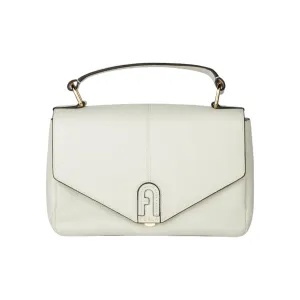 Furla Dafne Small Top Handle Bag -  Beige