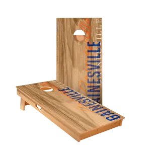 Gainesville Campus Gameday Star Cornhole Boards