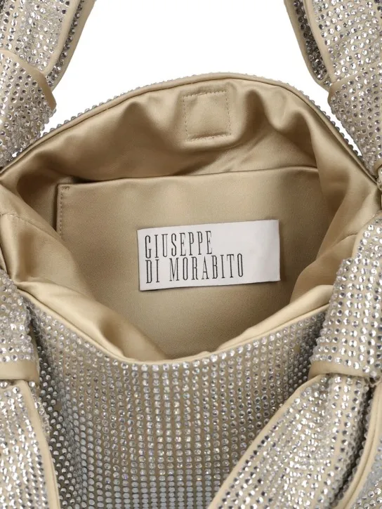 Giuseppe Di Morabito   Crystal top handle bag 