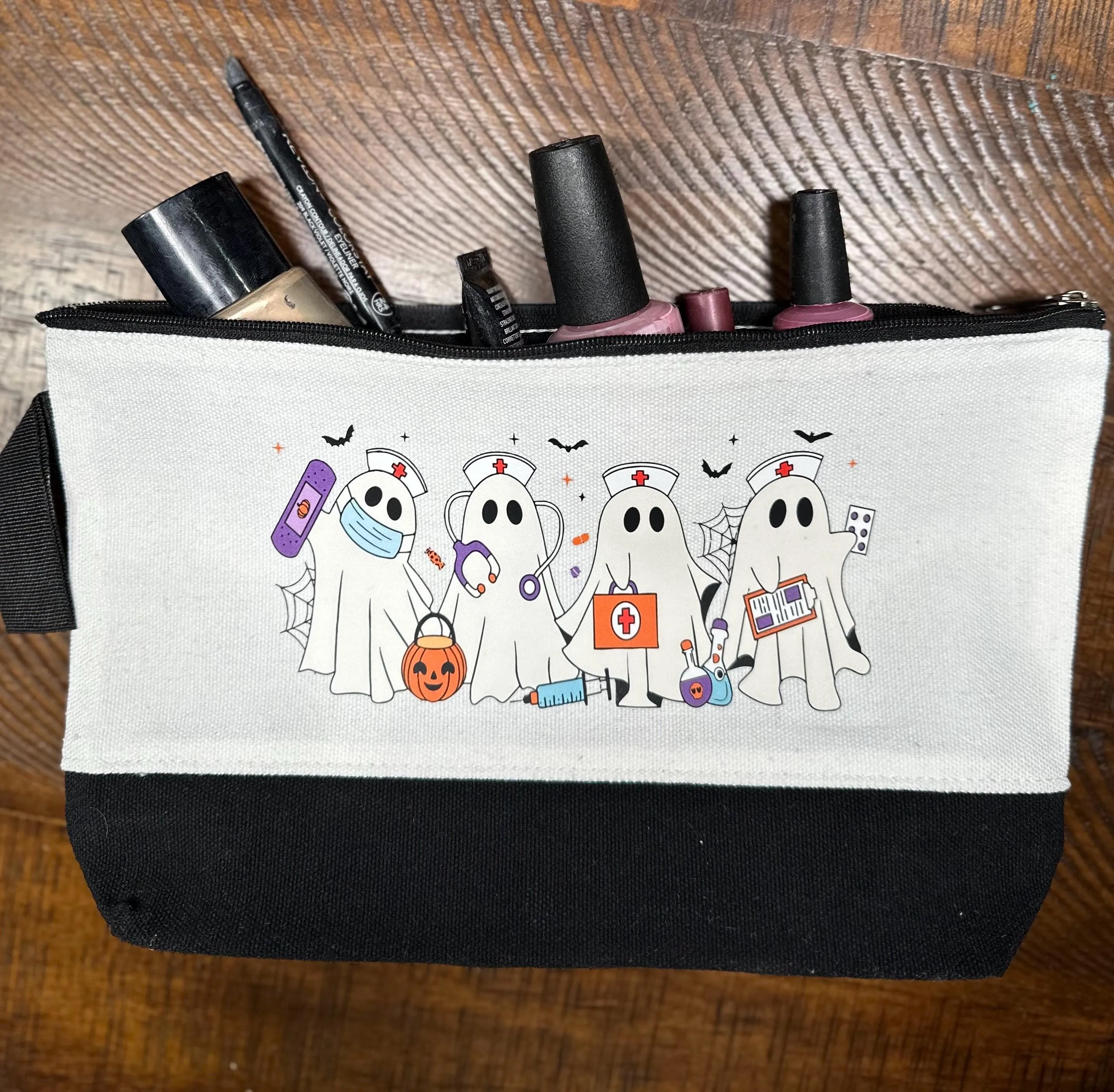 Halloween Nurse Personalized cosmetic bag