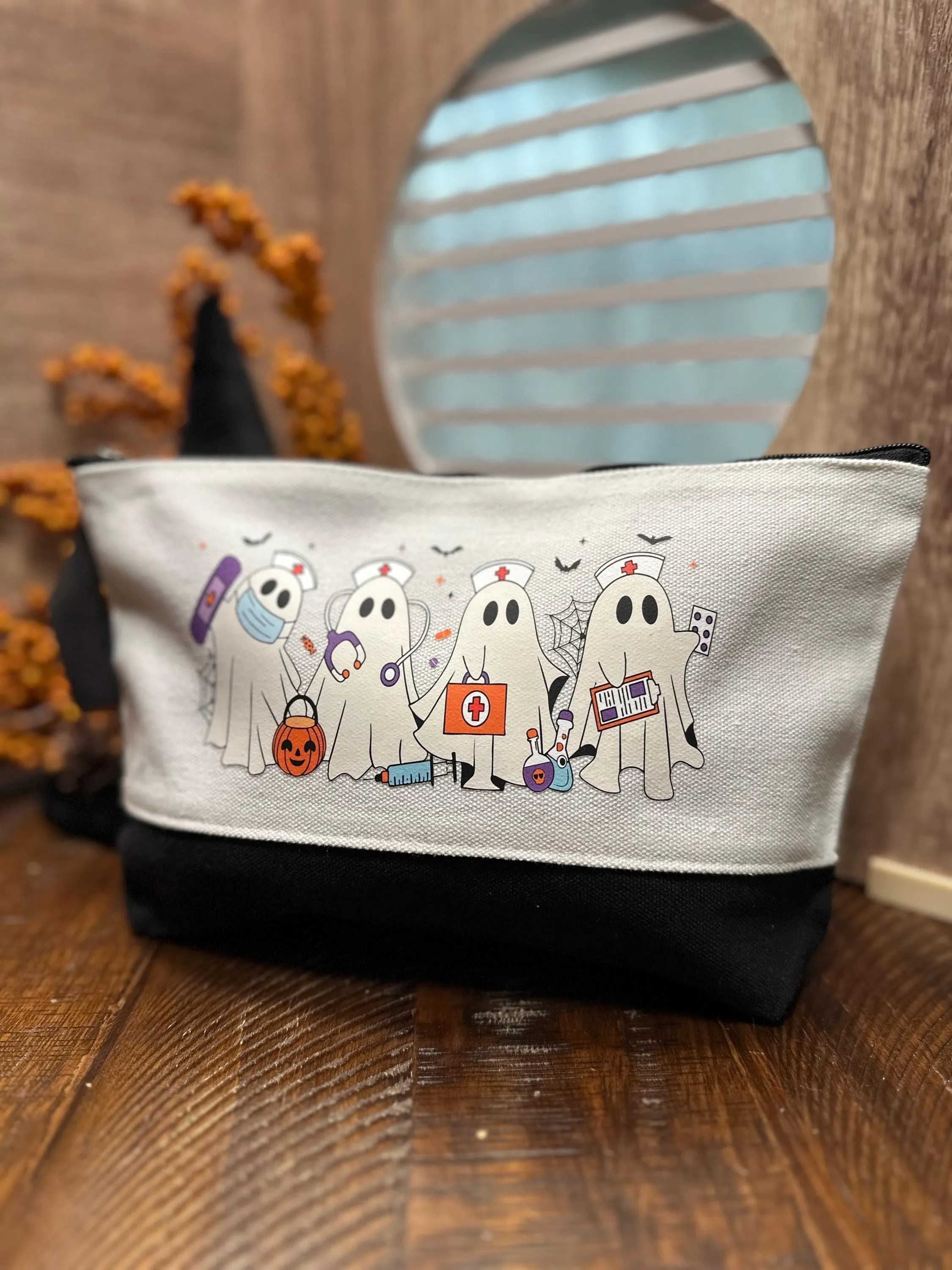 Halloween Nurse Personalized cosmetic bag