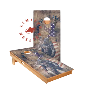 Home of the Brave Sasquatch Limited Edition Star Cornhole Boards | 07.24 Drop