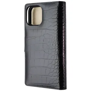 iDeal of Sweden Cora Phone Wallet for iPhone 12 Pro Max - Jet Black Croco