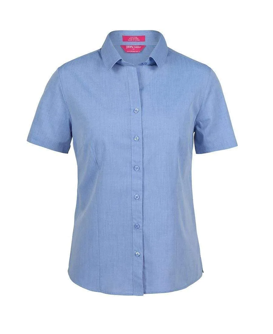 Jb's Classic Short Sleeve Fine Chambray Shirt 4FC1S