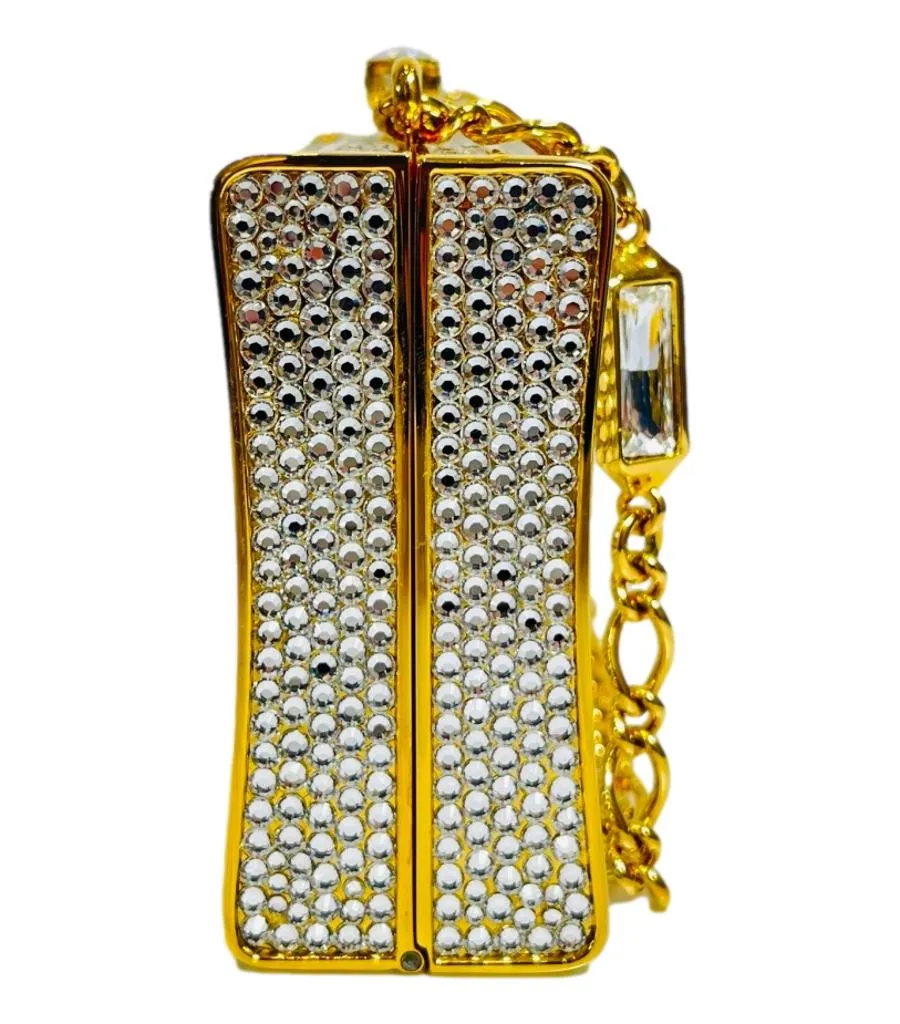 Judith Leiber Swarovski Crystal Embellished  Bag With Matching Mirror & Coin Purse