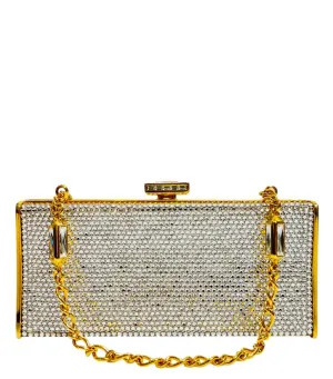 Judith Leiber Swarovski Crystal Embellished  Bag With Matching Mirror & Coin Purse