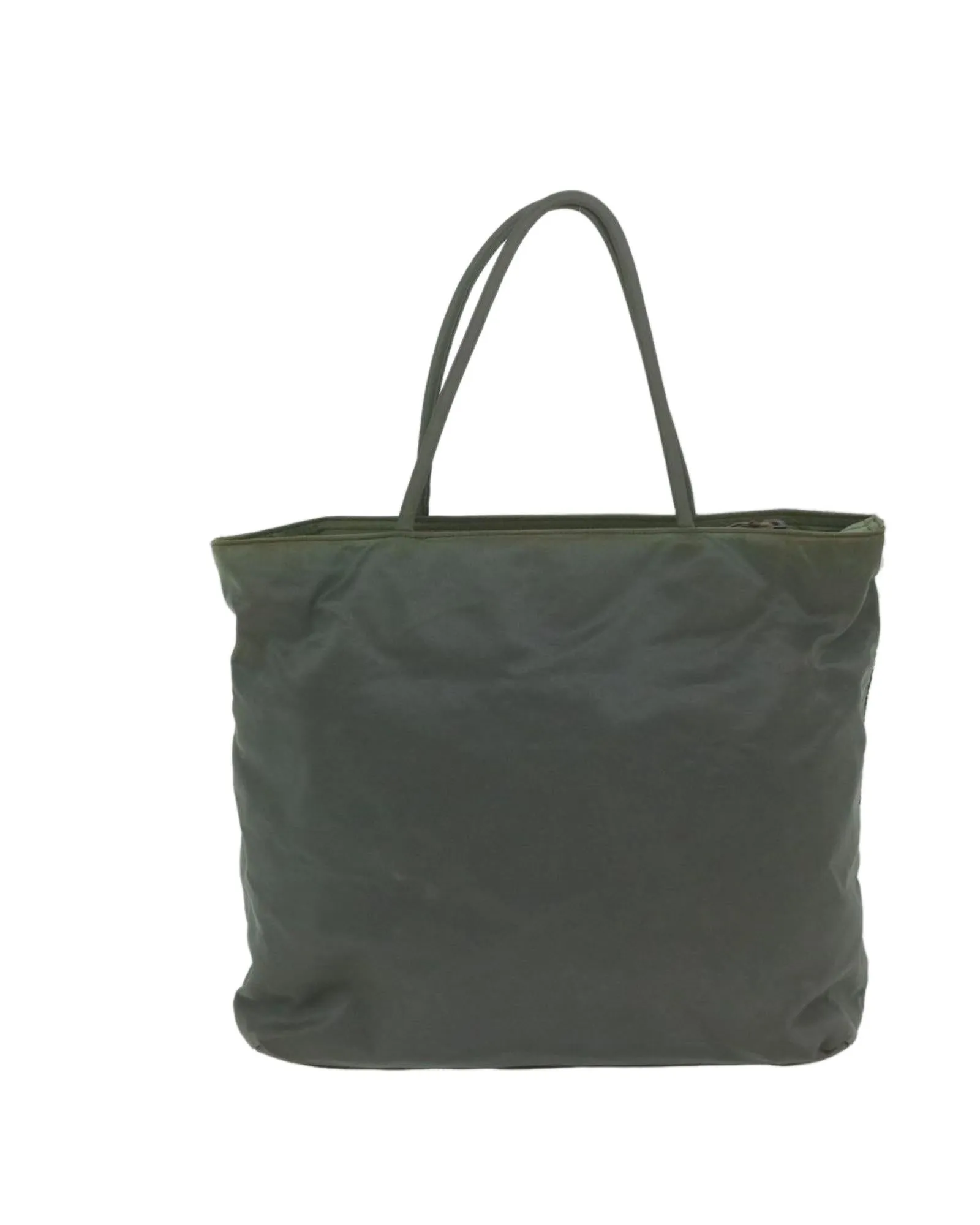 Khaki Nylon Hand Bag by Prada